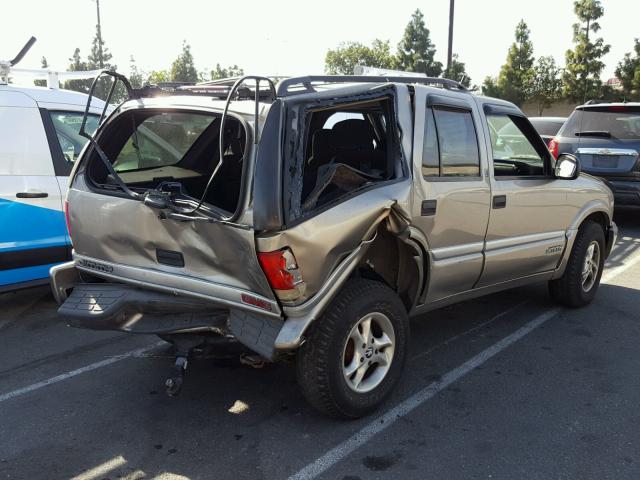 1GKDT13W3W2526381 - 1998 GMC ENVOY GRAY photo 4