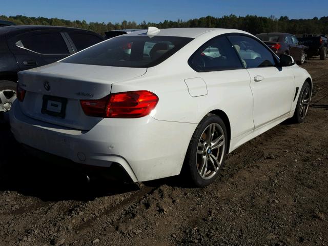 WBA3R5C54EK186335 - 2014 BMW 435 XI WHITE photo 4