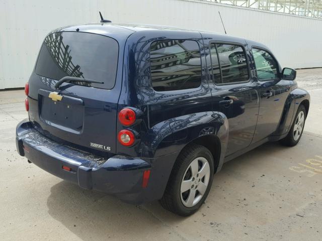 3GNCA33B49S535208 - 2009 CHEVROLET HHR LS BLUE photo 4