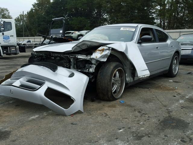 2B3KA43G07H831933 - 2007 DODGE CHARGER SE SILVER photo 2