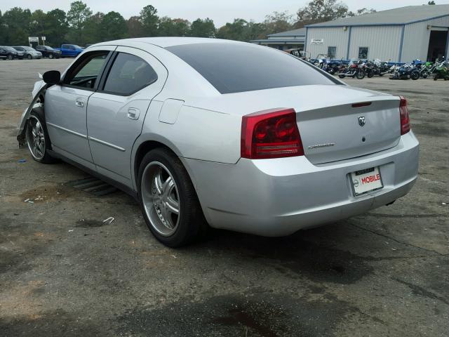 2B3KA43G07H831933 - 2007 DODGE CHARGER SE SILVER photo 3