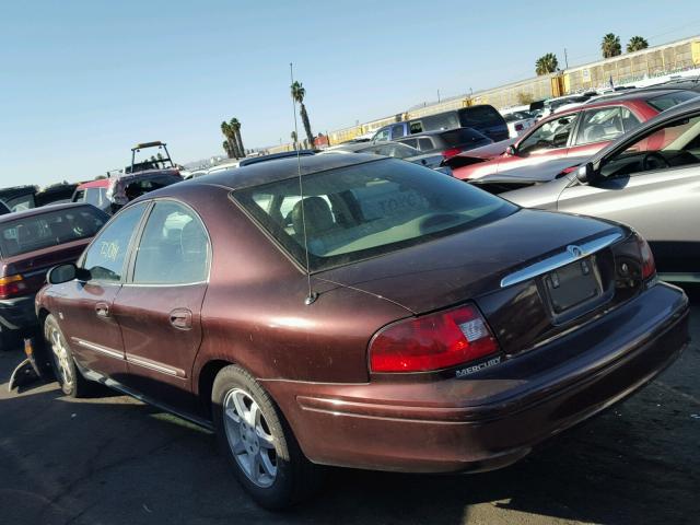 1MEFM55S1YA639255 - 2000 MERCURY SABLE LS P MAROON photo 3