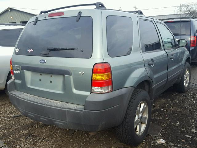 1FMYU93117KB09142 - 2007 FORD ESCAPE XLT BLUE photo 4