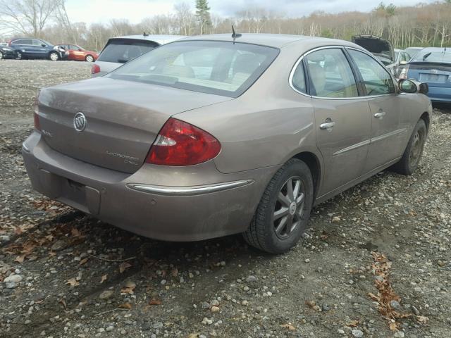 2G4WD582571177865 - 2007 BUICK LACROSSE C BROWN photo 4