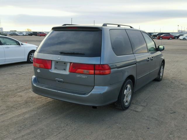 2HKRL1867YH524175 - 2000 HONDA ODYSSEY EX GRAY photo 4