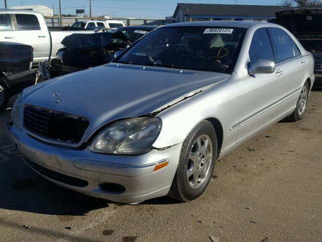 WDBNG70J82A286789 - 2002 MERCEDES-BENZ S 430 SILVER photo 2