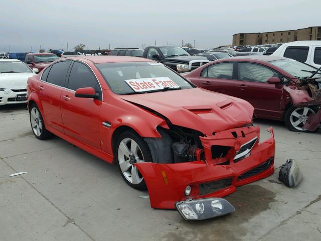 6G2EC57Y09L306253 - 2009 PONTIAC G8 GT RED photo 1