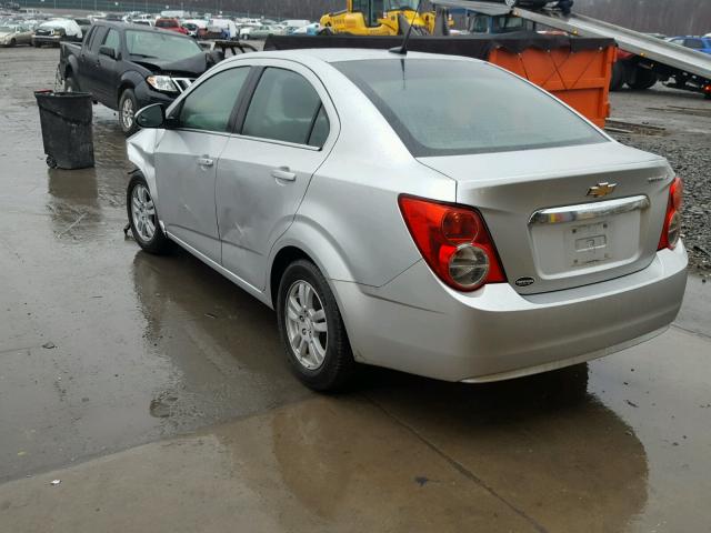 1G1JC5SH0E4169729 - 2014 CHEVROLET SONIC LT SILVER photo 3