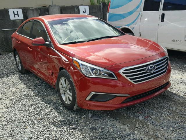 5NPE24AF3HH449553 - 2017 HYUNDAI SONATA SE RED photo 1