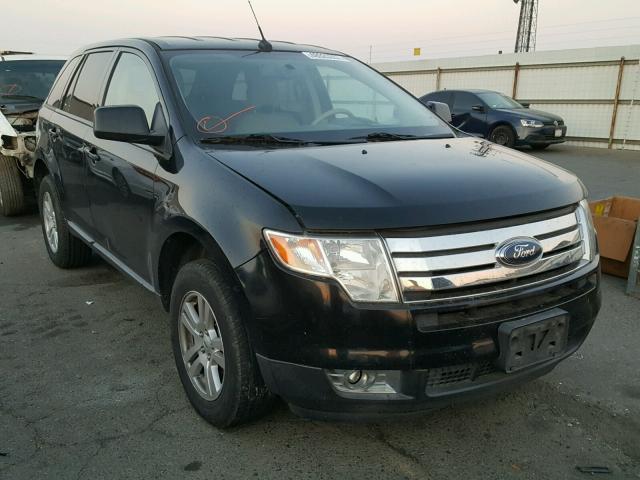 2FMDK38C78BA35751 - 2008 FORD EDGE SEL BLACK photo 1