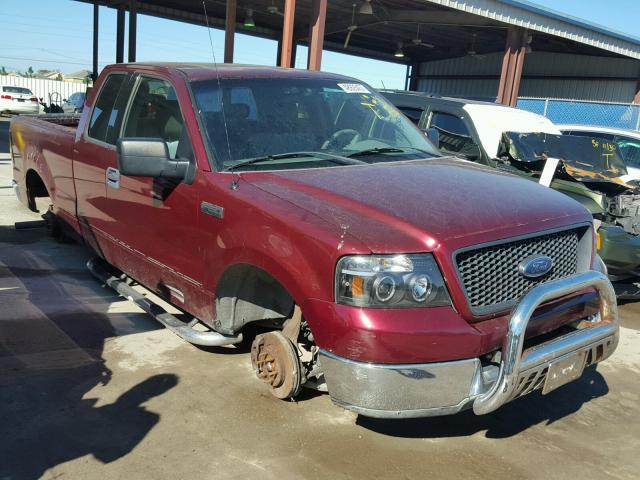 1FTRX12W74NA97412 - 2004 FORD F150 BURGUNDY photo 1