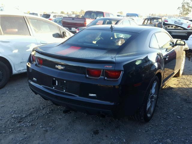 2G1FC1E33C9140931 - 2012 CHEVROLET CAMARO LT BLACK photo 4