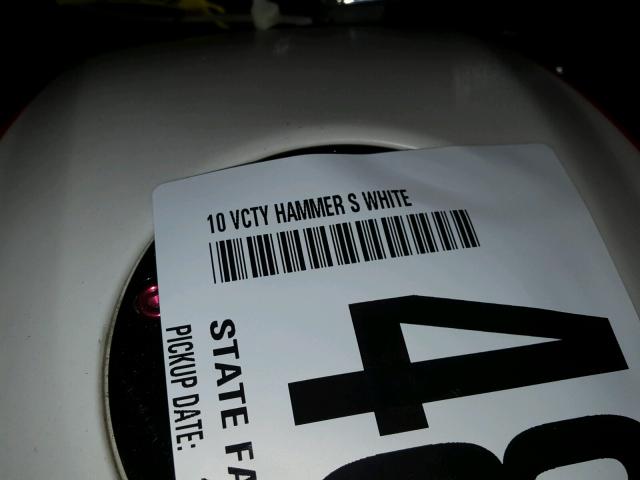 5VPHS36D8A3001312 - 2010 VICTORY MOTORCYCLES HAMMER S 白色 照片 10