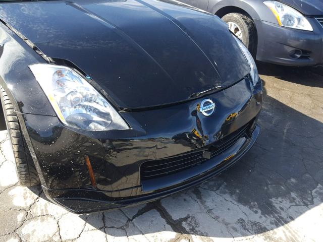 JN1AZ34D74M101188 - 2004 NISSAN 350Z COUPE BLACK photo 9