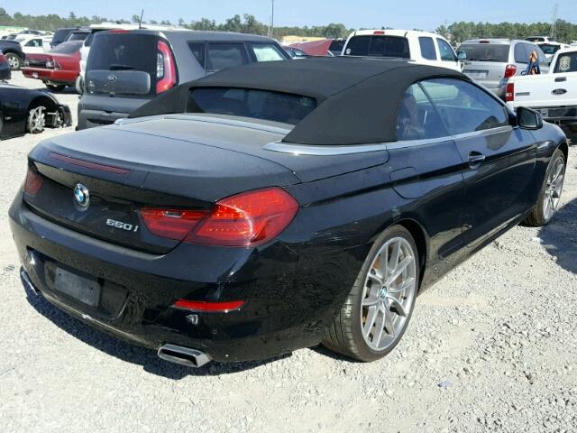 WBALZ3C54CDL71149 - 2012 BMW 650 I BLACK photo 4