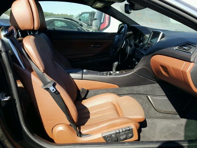 WBALZ3C54CDL71149 - 2012 BMW 650 I BLACK photo 5