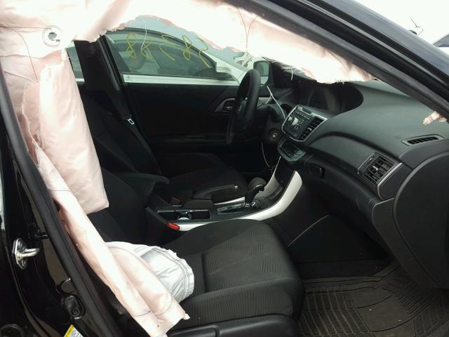 1HGCR2F39FA062369 - 2015 HONDA ACCORD LX BLACK photo 5