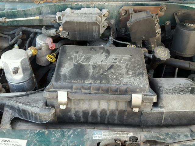 1GDDM19W2VB541495 - 1997 GMC SAFARI XT GREEN photo 7