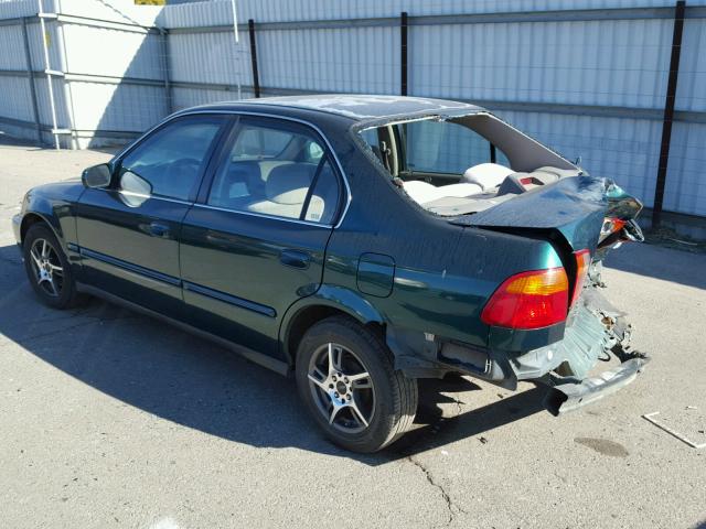 2HGEJ8548XH535758 - 1999 HONDA CIVIC EX GREEN photo 3