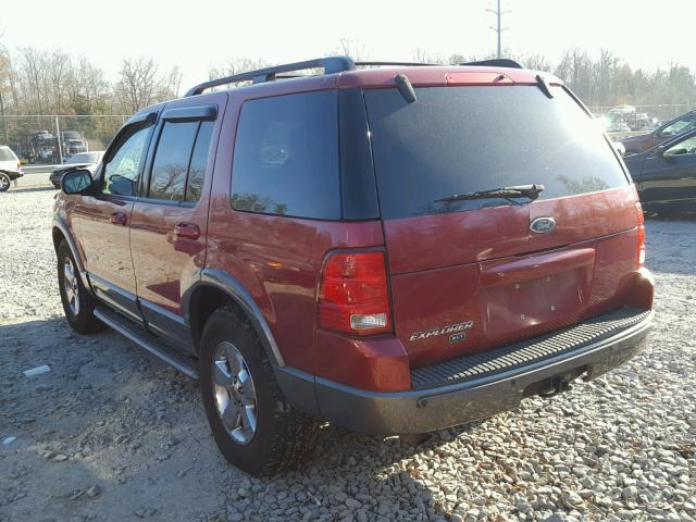 1FMDU73K34UA85969 - 2004 FORD EXPLORER X BURGUNDY photo 3