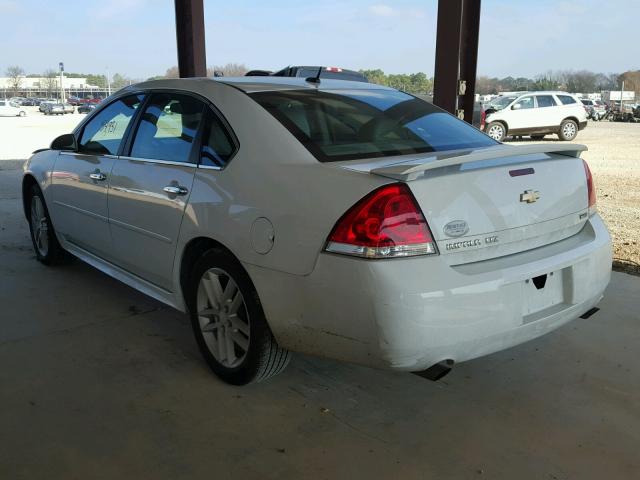 2G1WC5E31D1199323 - 2013 CHEVROLET IMPALA LTZ WHITE photo 3