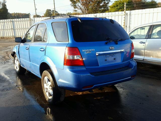 KNDJD736475671816 - 2007 KIA SORENTO EX BLUE photo 3