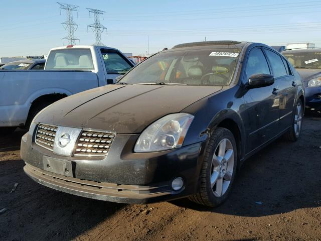 1N4BA41E14C858336 - 2004 NISSAN MAXIMA SE BLACK photo 2