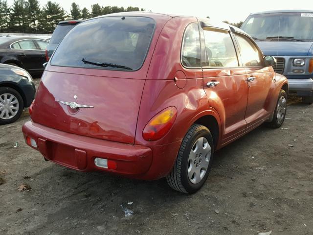 3C4FY48B85T623988 - 2005 CHRYSLER PT CRUISER RED photo 4