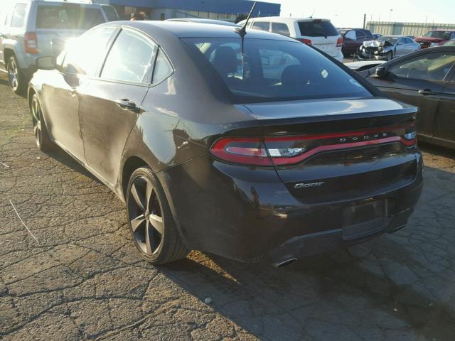 1C3CDFBB0FD160176 - 2015 DODGE DART SXT BLACK photo 3