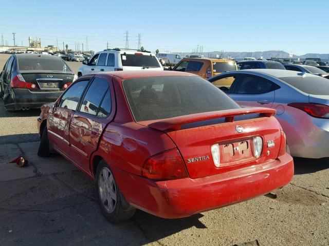 3N1CB51D76L528669 - 2006 NISSAN SENTRA 1.8 RED photo 3