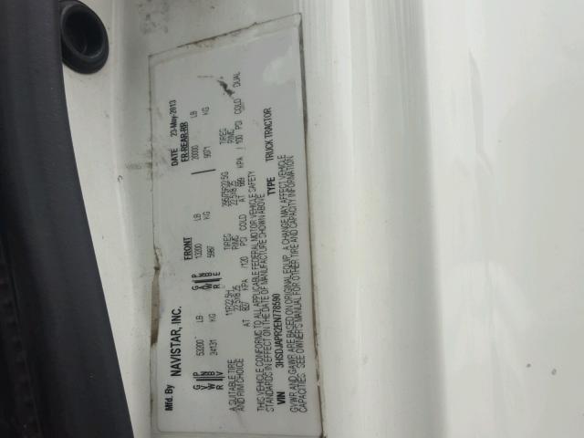 3HSDJAPR2EN778590 - 2014 INTERNATIONAL PROSTAR 白色 照片 10