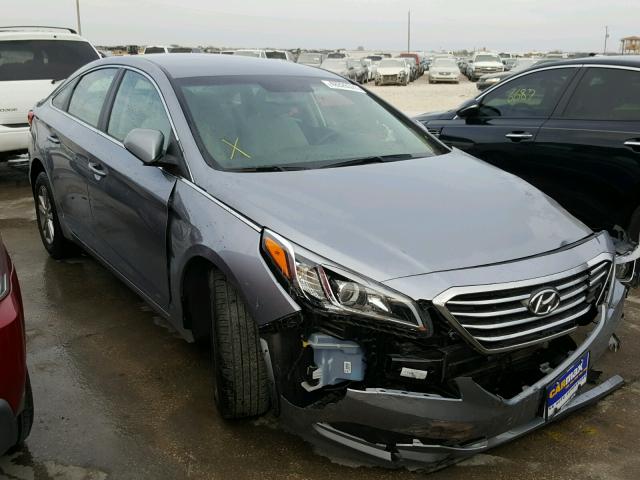 5NPE24AFXGH374073 - 2016 HYUNDAI SONATA SE GRAY photo 1