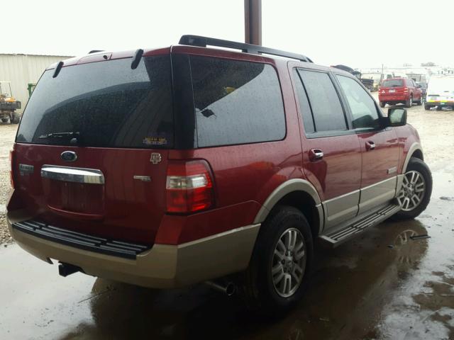 1FMFU17538LA73746 - 2008 FORD EXPEDITION RED photo 4