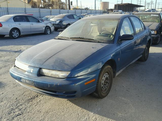 1G8ZH5286WZ109237 - 1998 SATURN SL1 GREEN photo 2