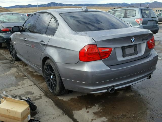 WBAPL5C55BA742494 - 2011 BMW 335 XI GRAY photo 3