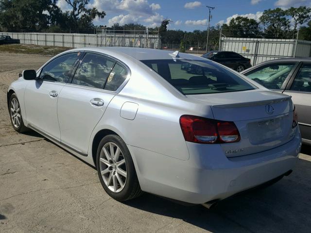 JTHBE96S470009414 - 2007 LEXUS GS 350 WHITE photo 3