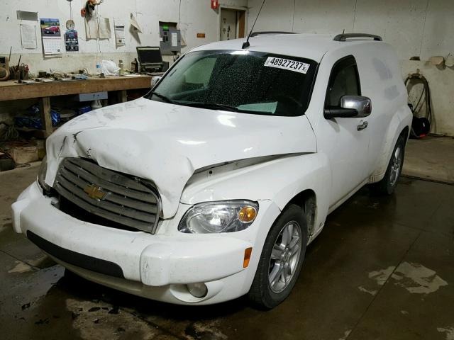 3GCCA05B39S597459 - 2009 CHEVROLET HHR PANEL WHITE photo 2