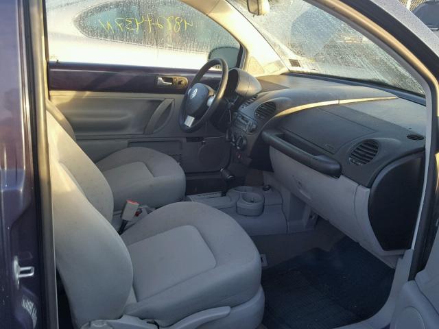 3VWCK21C31M473334 - 2001 VOLKSWAGEN NEW BEETLE 蓝色 照片 5