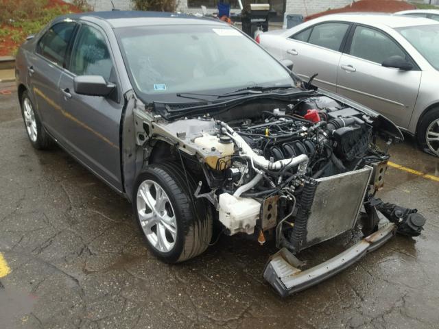 3FAHP0HA2CR446849 - 2012 FORD FUSION SE GRAY photo 1