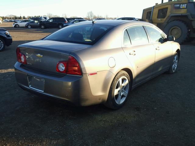 1G1ZB5EB5AF213560 - 2010 CHEVROLET MALIBU LS GRAY photo 4