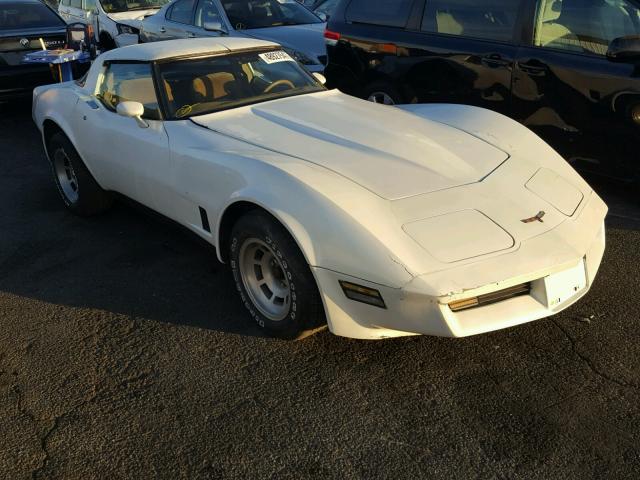 1G1AY8768BS427447 - 1981 CHEVROLET CORVETTE WHITE photo 1