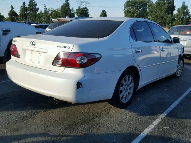 JTHBF30G120083350 - 2002 LEXUS ES 300 WHITE photo 4