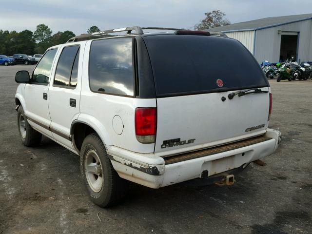 1GNCS13W1SK149545 - 1995 CHEVROLET BLAZER WHITE photo 3