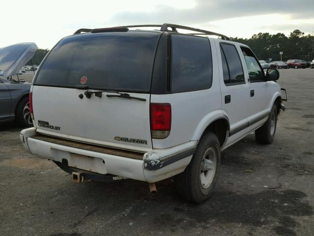 1GNCS13W1SK149545 - 1995 CHEVROLET BLAZER WHITE photo 4