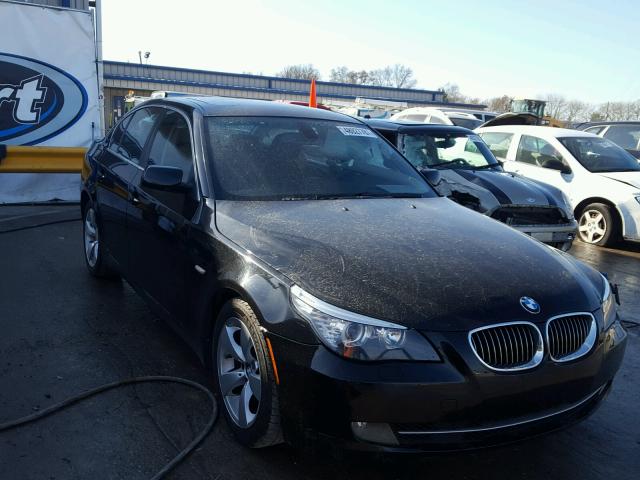 WBANU53508CT07805 - 2008 BMW 528 I BLACK photo 1