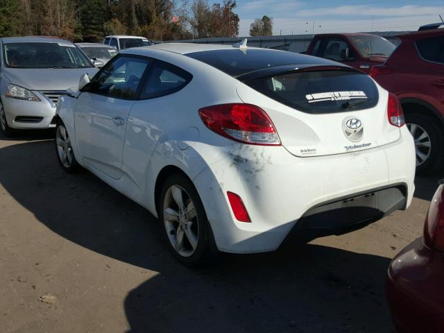 KMHTC6ADXFU244700 - 2015 HYUNDAI VELOSTER B WHITE photo 3