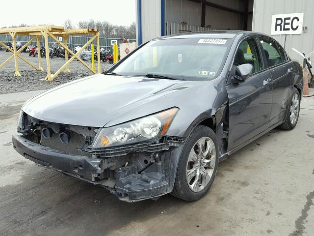 1HGCP26739A099835 - 2009 HONDA ACCORD EX GRAY photo 2