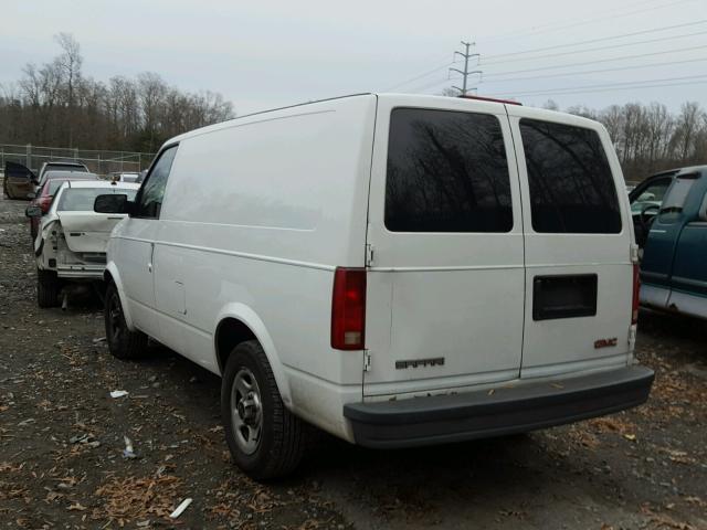 1GTDM19X54B500693 - 2004 GMC SAFARI XT WHITE photo 3