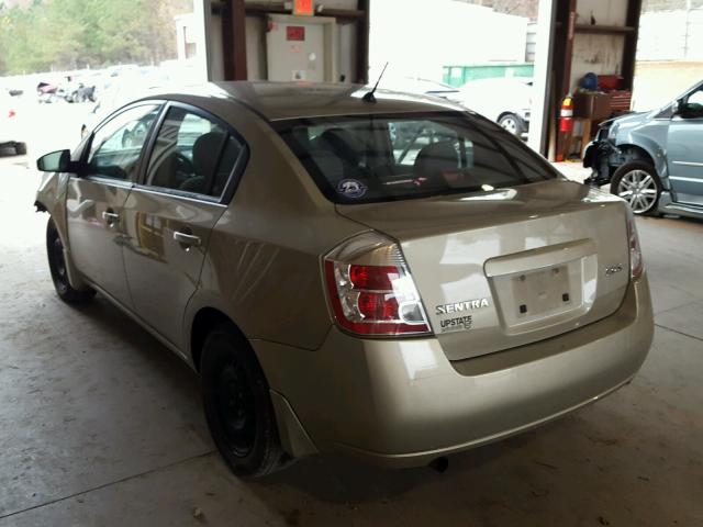 3N1AB61E17L674685 - 2007 NISSAN SENTRA 2.0 TAN photo 3