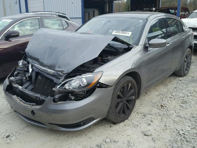 1C3CCBCG8DN580328 - 2013 CHRYSLER 200 LIMITE GRAY photo 2